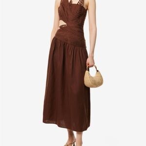 FARM Rio Chocolate Brown Dress